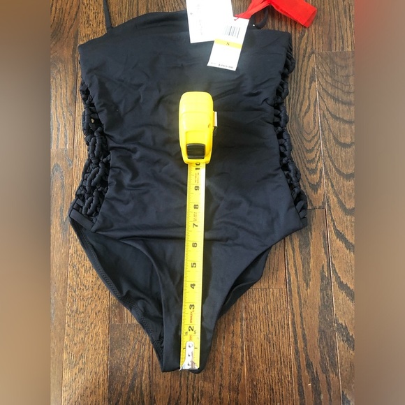 Red Carter Women’s S Black Side Lattice Strapless/Halter Cheeky Swim Suit - NWT! - Picture 6 of 16